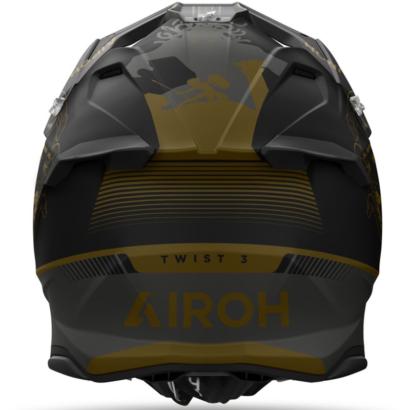Motocross-Helm Airoh Twist 3 Titan matt