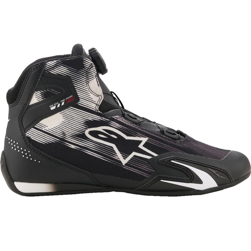 Alpinestars Celer Vented Motorradstiefel schwarz-weiß