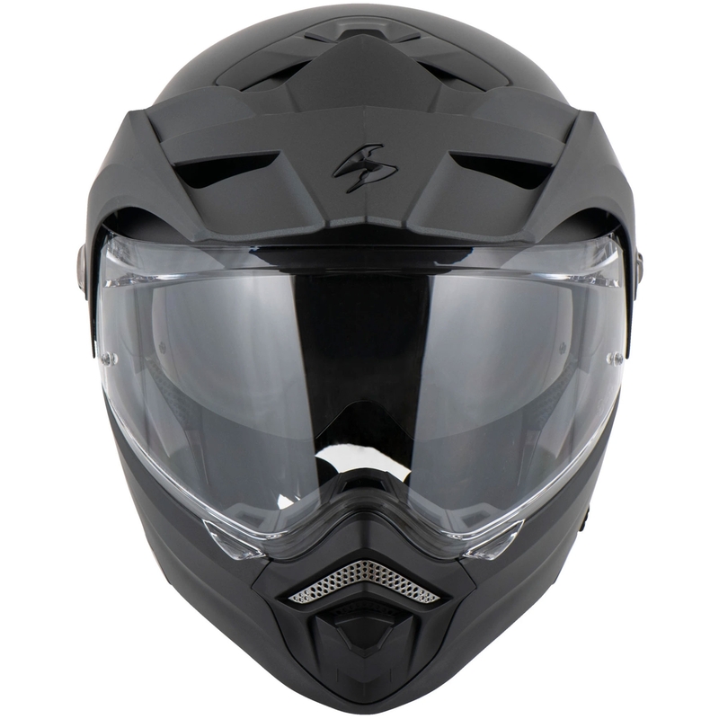 Motorradhelm SCORPION ADX-2, einfarbig perlmuttschwarz matt