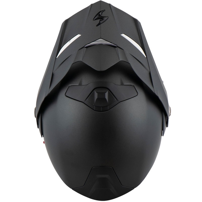 Motorradhelm SCORPION ADX-2, einfarbig perlmuttschwarz matt