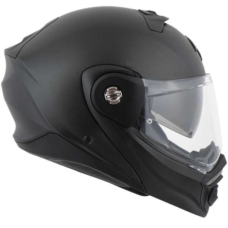 Motorradhelm SCORPION ADX-2, einfarbig perlmuttschwarz matt