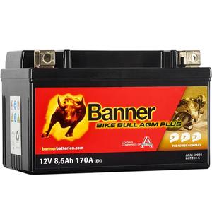 AGM-Batterie Banner Bike Bull AGM PLUS 509 01 (BGTZ10-S / GTZ10-S)