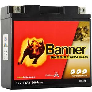 AGM-Batterie Banner Bike Bull AGM PLUS AGM PLUS 512 21 / BGT14B-4 - GT14B-4