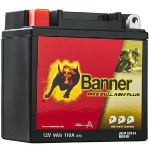 AGM-Batterie Banner Bike Bull AGM PLUS AGM PLUS 509 14 / BGB9B - GB9B
