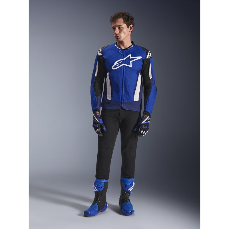 Alpinestars T-GP Air Motorradjacke blau-weiß-schwarz