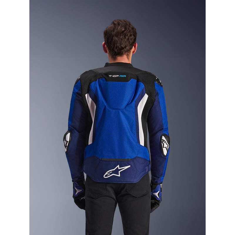 Alpinestars T-GP Air Motorradjacke blau-weiß-schwarz