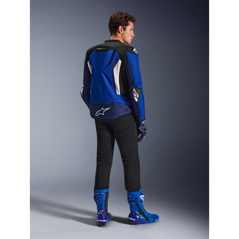 Alpinestars T-GP Air Motorradjacke blau-weiß-schwarz