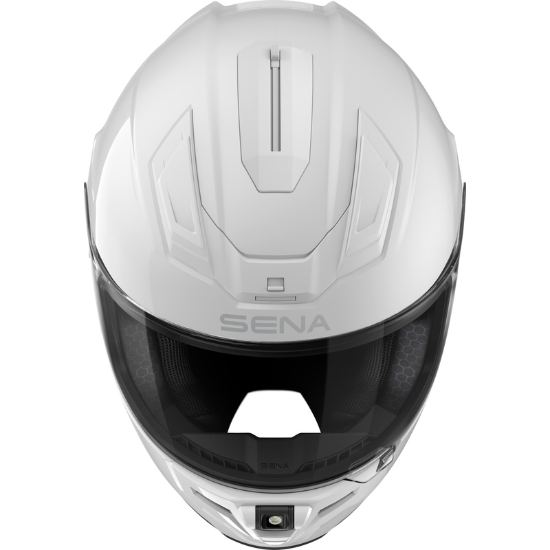 Integralhelm mit Headset SENA Phantom ANC, glänzend weiß