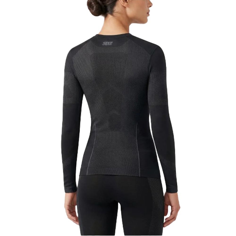 Funktionelles Langarm-T-Shirt SIXS BT TS2L V2 schwarz-dunkelgrau