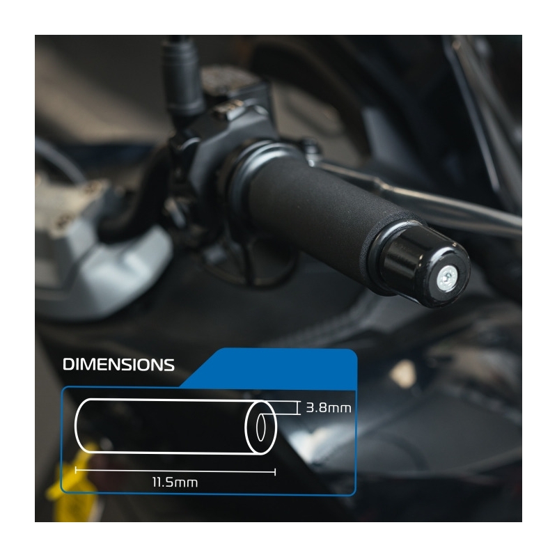 Neoprenmanschetten zur Vibrationsdämpfung, Oxford-Schwarz