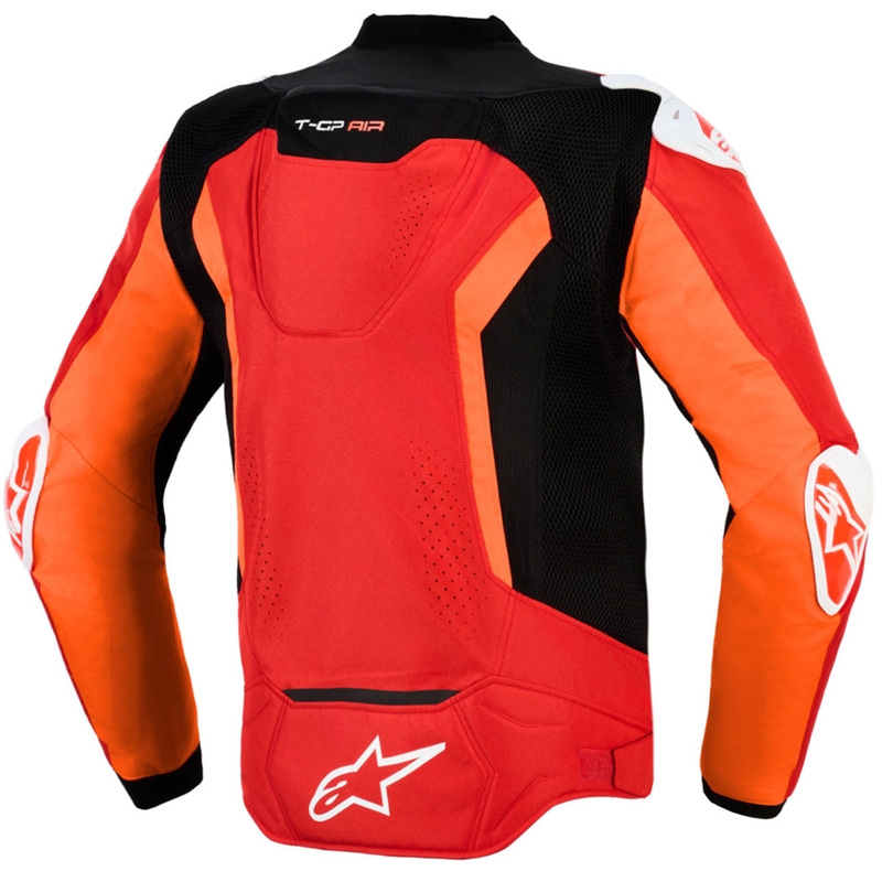 Alpinestars T-GP Air Motorradjacke rot-fluoreszierend rot-weiß-schwarz