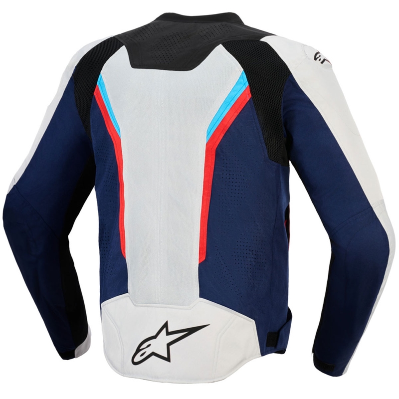 Alpinestars AST V3 Air Motorradjacke weiß-blau-rot-schwarz
