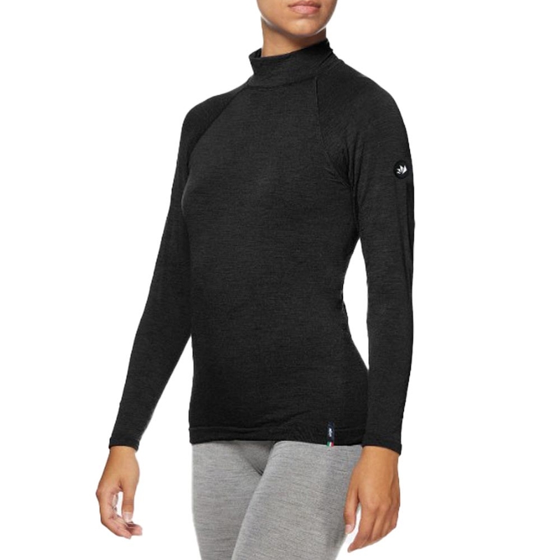 Thermo-Langarmshirt SIXS TS3 MERINOS schwarz