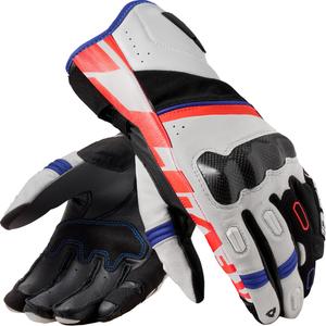 Revit RSR 5 Motorradhandschuhe weiß-blau