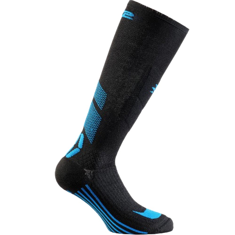 Funktionelle Kniestrümpfe SIXS MOT V3 schwarz-blau