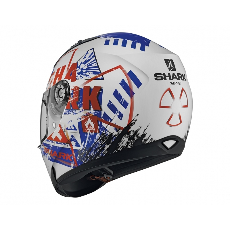 Integralhelm SHARK RIDILL Skyd weiß-blau-rot