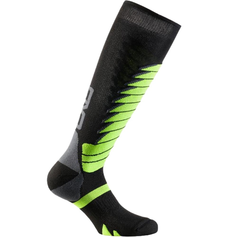Funktionelle Kniestrümpfe SIXS SPEED V3 schwarz-grün