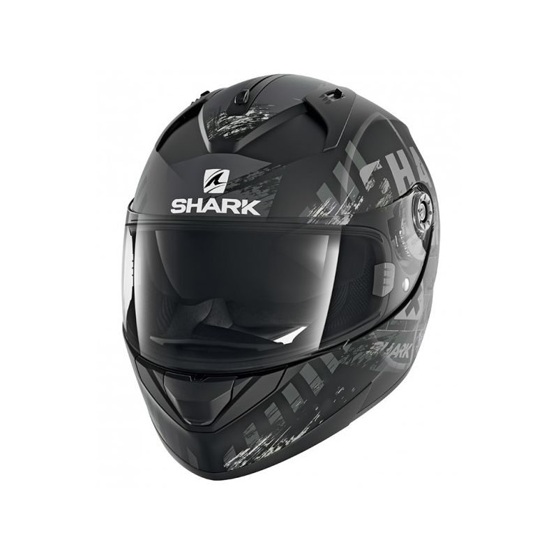Integralhelm SHARK RIDILL Skyd Mat schwarz-grau