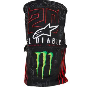 Alpinestars FQ20 Monster Collection Nackenwärmer Schwarz-Fluorot-Blau-Grün