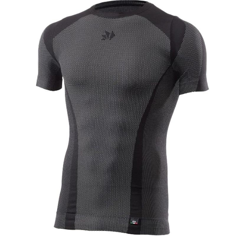 SIXS TS1 V2 Kurzarm-Funktionsshirt, schwarz-carbon