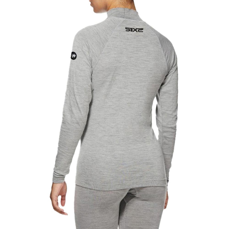 Thermo-Langarmshirt SIXS TS3 MERINOS grau