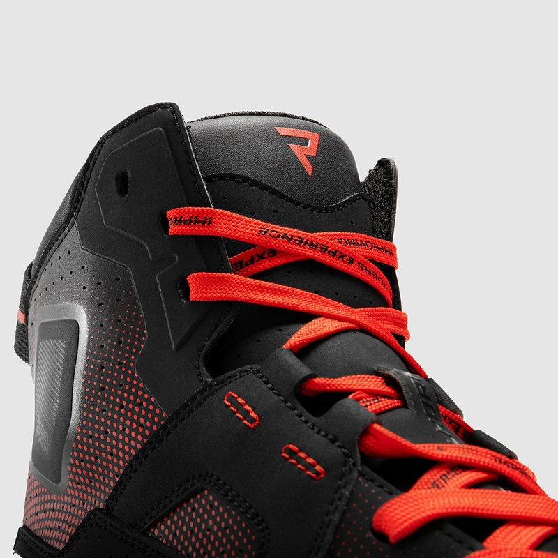 Rebelhorn Vandal II Motorradstiefel schwarz-rot