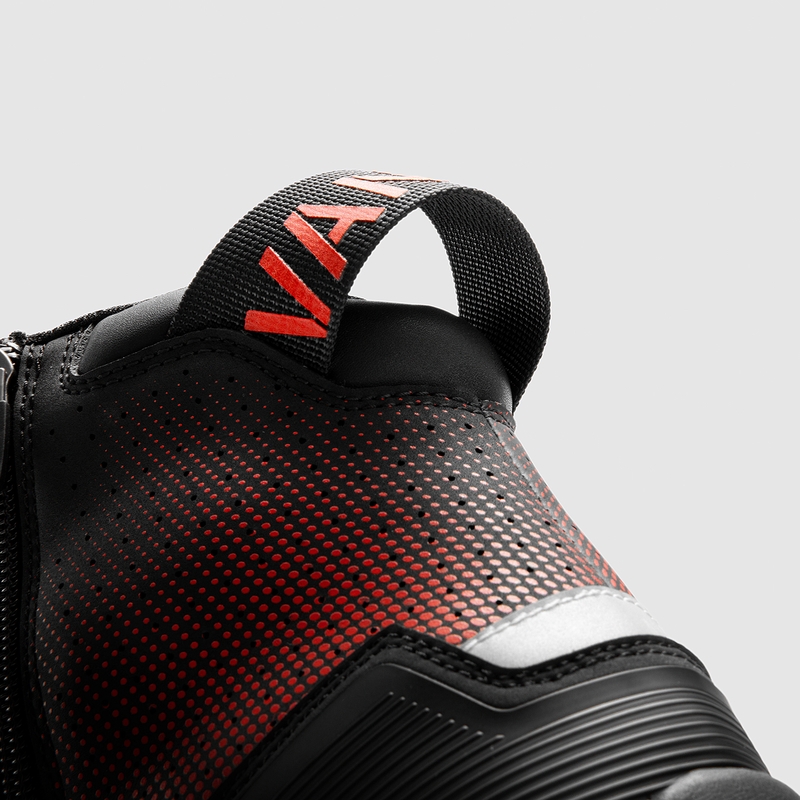 Rebelhorn Vandal II Motorradstiefel schwarz-rot