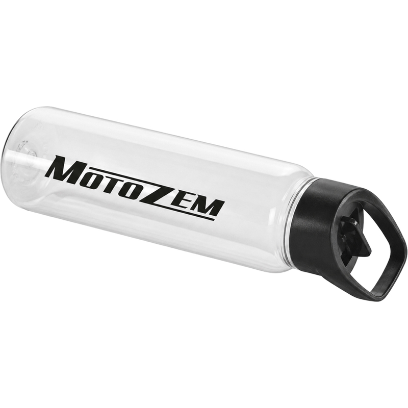 MotoZem Trinkflasche 750 ml transparent