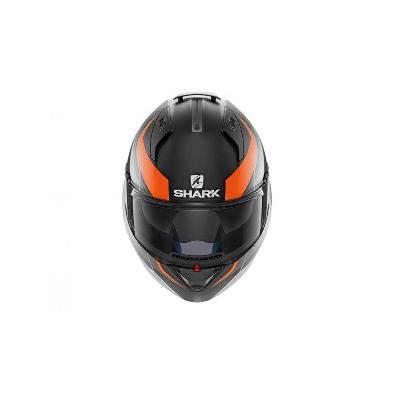 Klapphelm SHARK EVO-ONE 2 Krono Mat schwarz-grau-orange