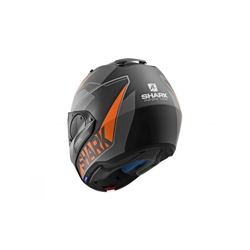 Klapphelm SHARK EVO-ONE 2 Krono Mat schwarz-grau-orange