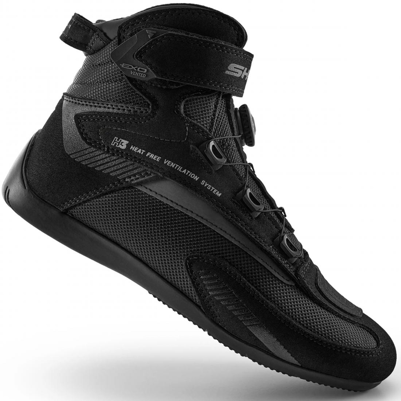 Shima Exo Motorradstiefel schwarz-schwarz
