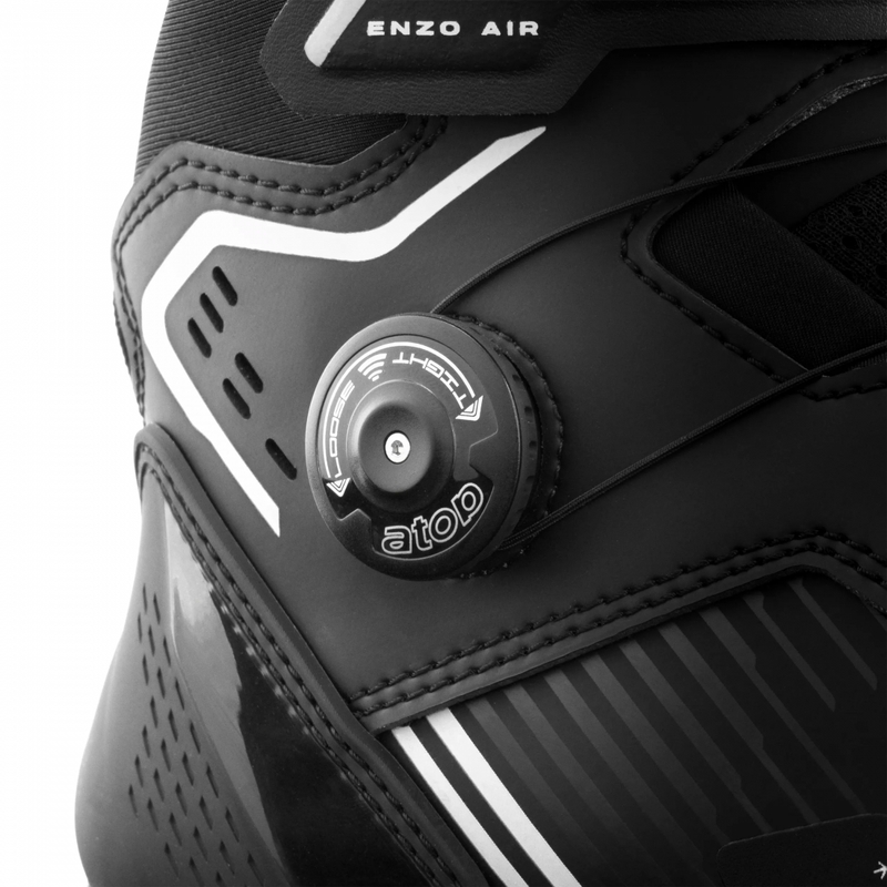 Shima Enzo Air Motorradstiefel schwarz-weiß