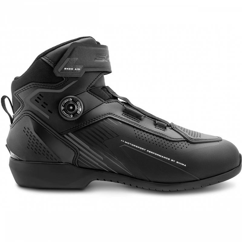 Shima Enzo Air Motorradstiefel schwarz-schwarz