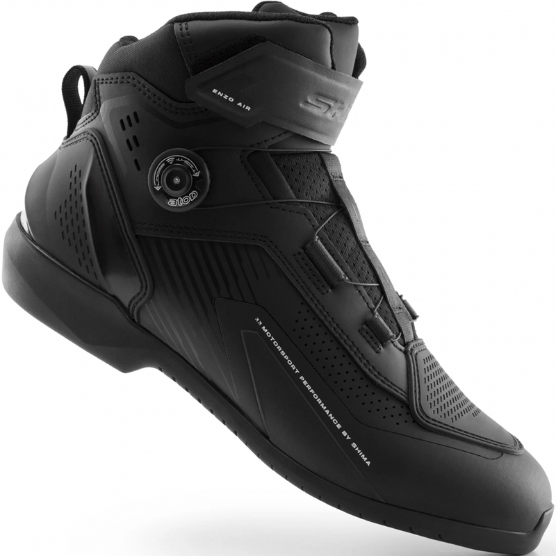Shima Enzo Air Motorradstiefel schwarz-schwarz