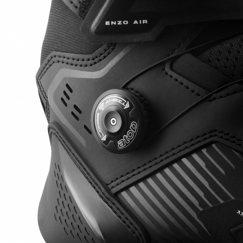 Shima Enzo Air Motorradstiefel schwarz-schwarz