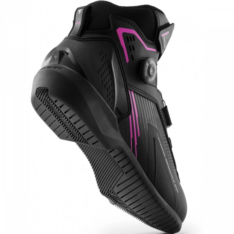 Shima Enzo Air Damen-Motorradstiefel schwarz-rosa