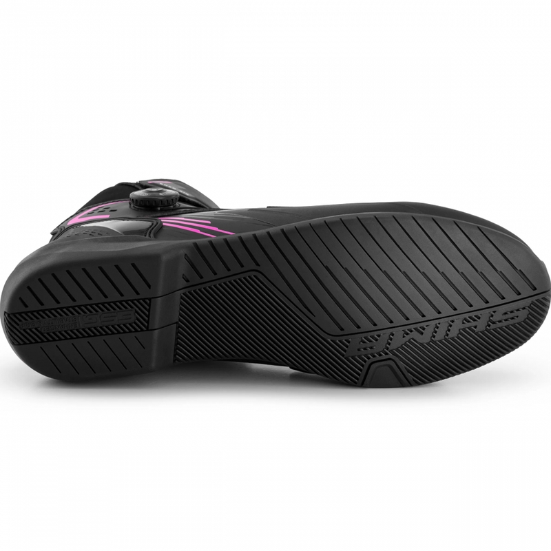 Shima Enzo Air Damen-Motorradstiefel schwarz-rosa