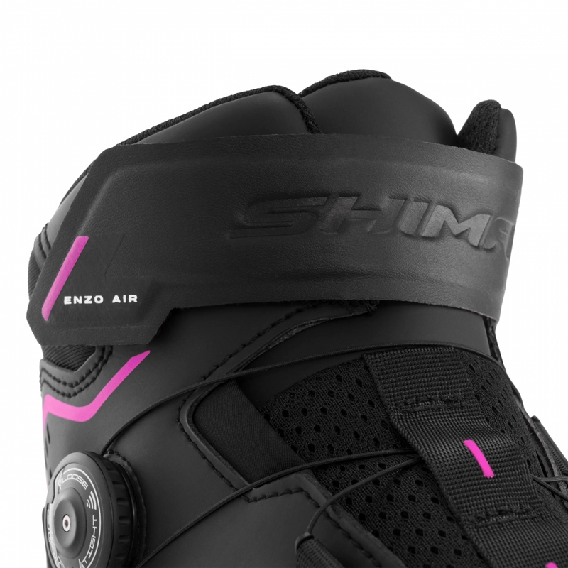 Shima Enzo Air Damen-Motorradstiefel schwarz-rosa