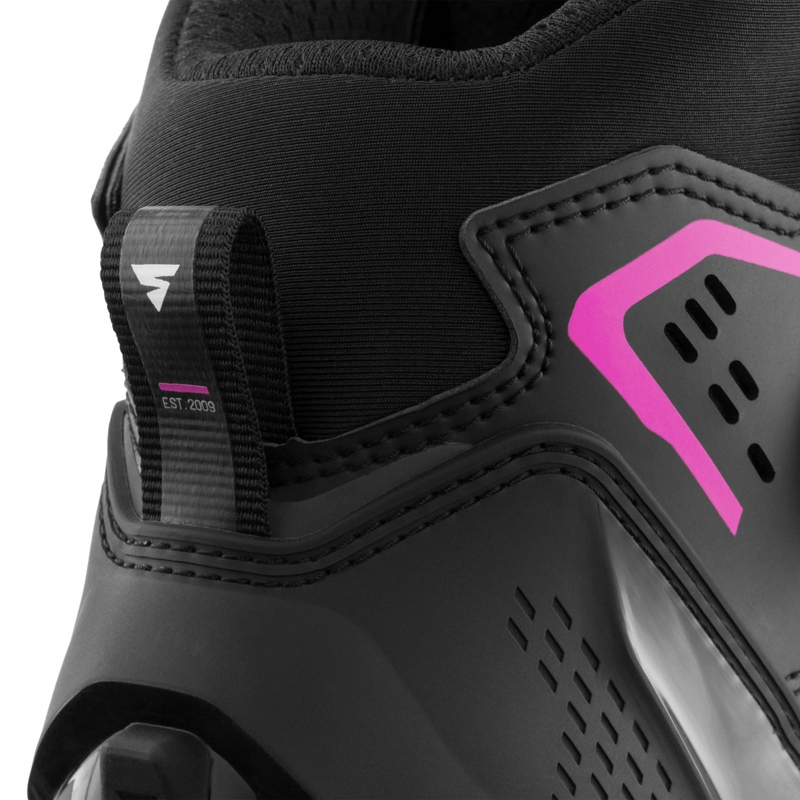 Shima Enzo Air Damen-Motorradstiefel schwarz-rosa