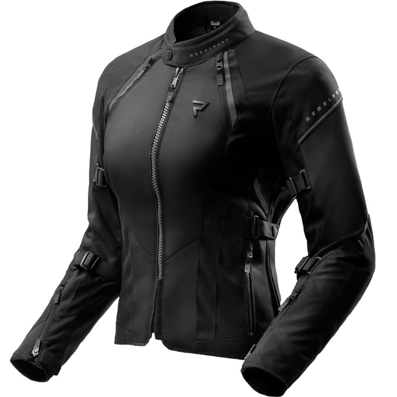 Rebelhorn Swift Damen-Motorradjacke, schwarz