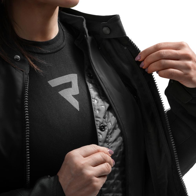 Rebelhorn Swift Damen-Motorradjacke, schwarz