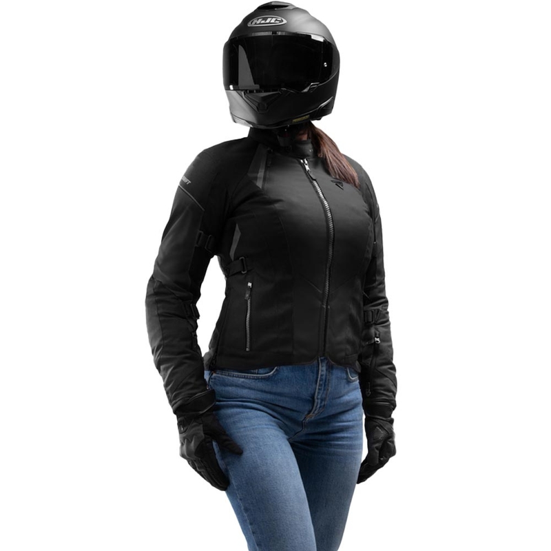 Rebelhorn Swift Damen-Motorradjacke, schwarz