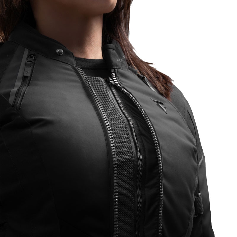 Rebelhorn Swift Damen-Motorradjacke, schwarz