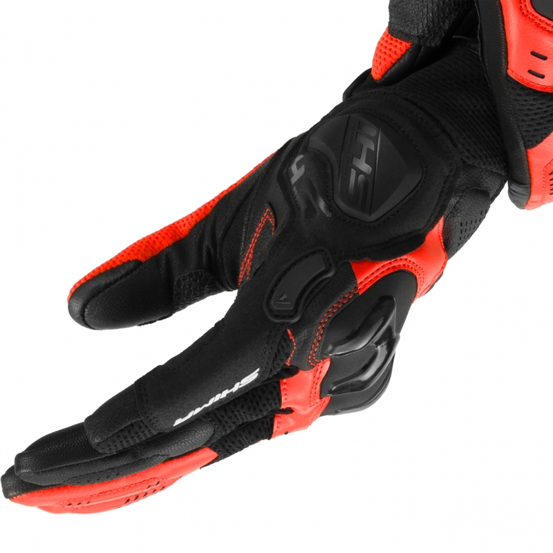 Shima Spark 3.0 Motorradhandschuhe, fluoreszierend rot