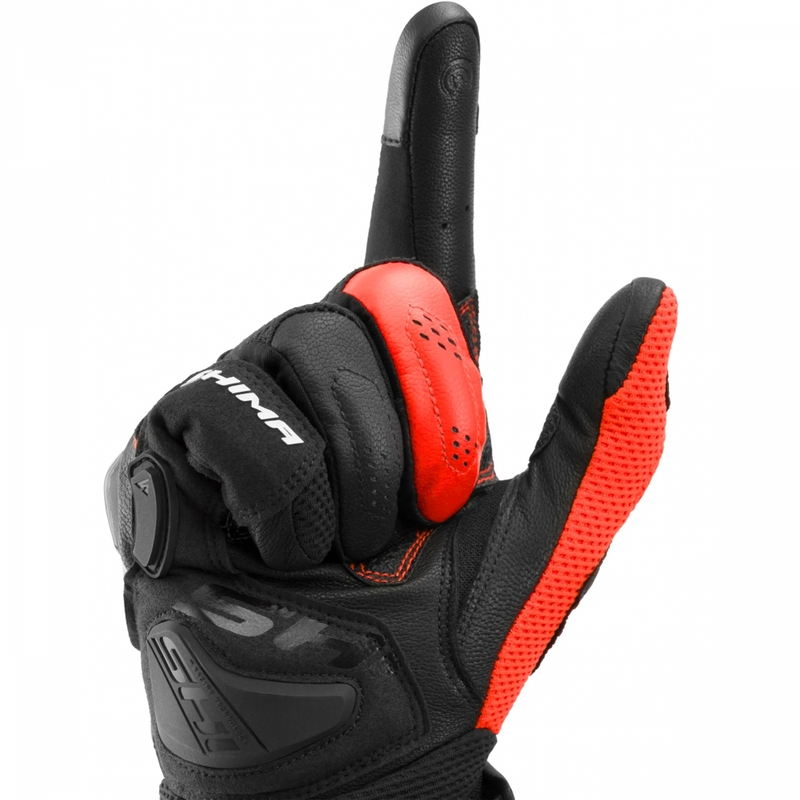 Shima Spark 3.0 Motorradhandschuhe, fluoreszierend rot
