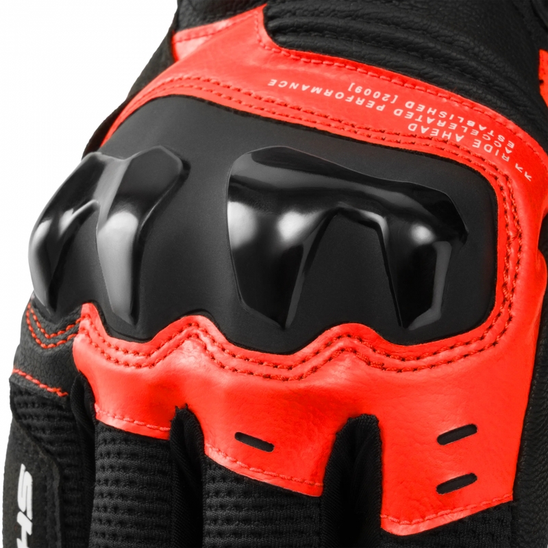 Shima Spark 3.0 Motorradhandschuhe, fluoreszierend rot