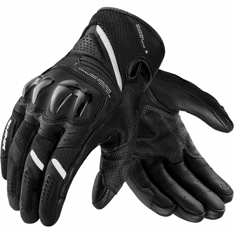 Damen-Motorradhandschuhe Shima Spark 3.0 schwarz-weiß