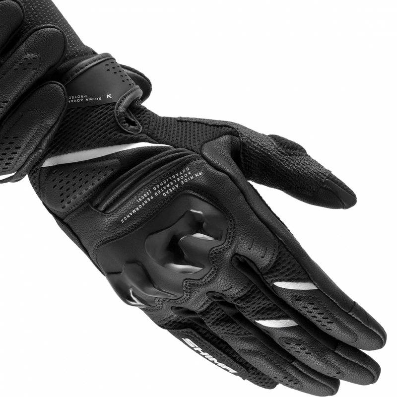 Damen-Motorradhandschuhe Shima Spark 3.0 schwarz-weiß
