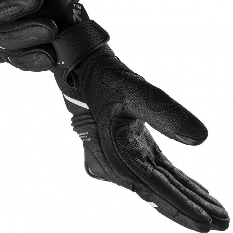 Damen-Motorradhandschuhe Shima Spark 3.0 schwarz-weiß