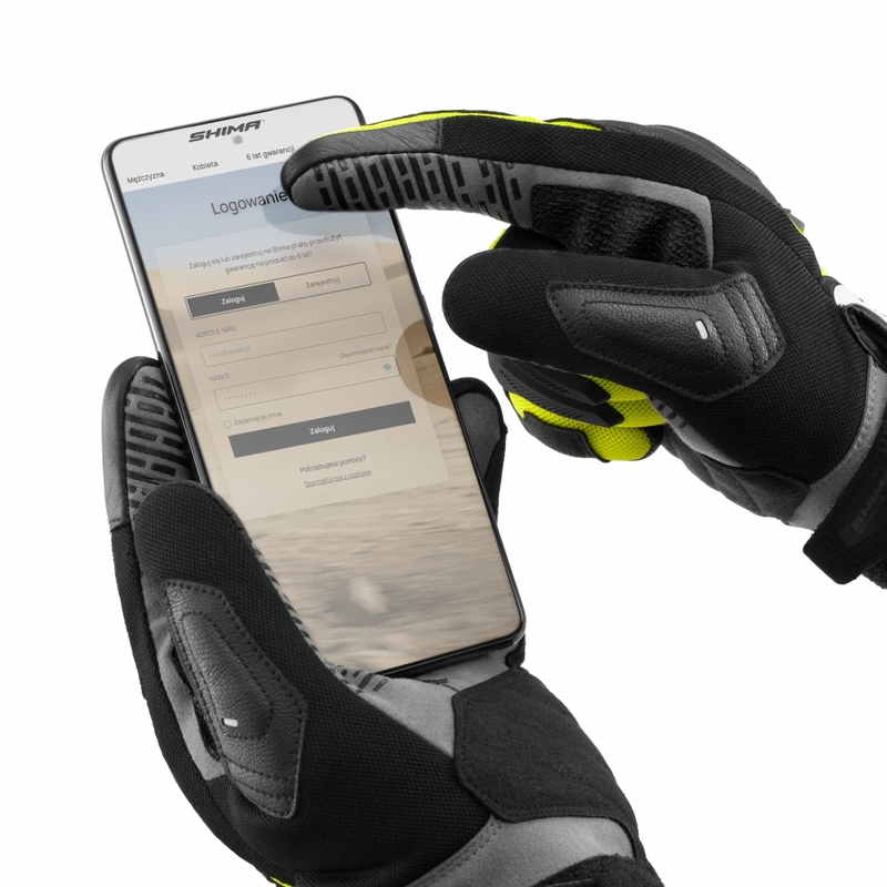 Shima Blaze 3.0 Motorradhandschuhe, fluoreszierend gelb